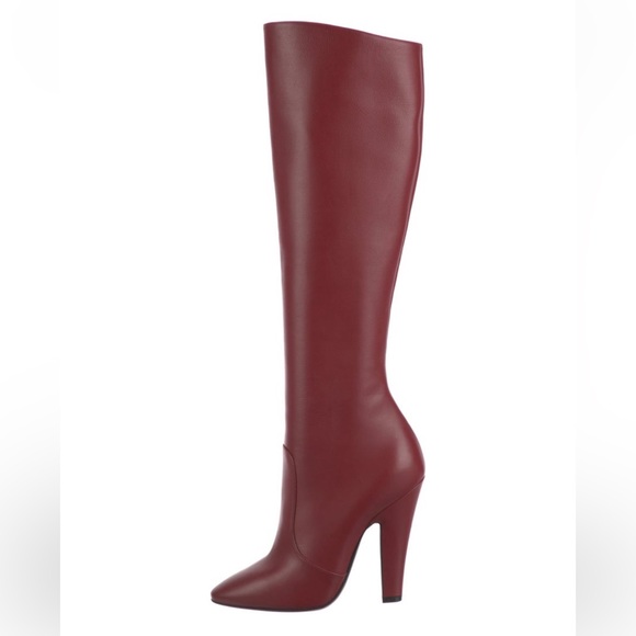 Saint Laurent Leather Heeled Boots - Picture 1 of 5